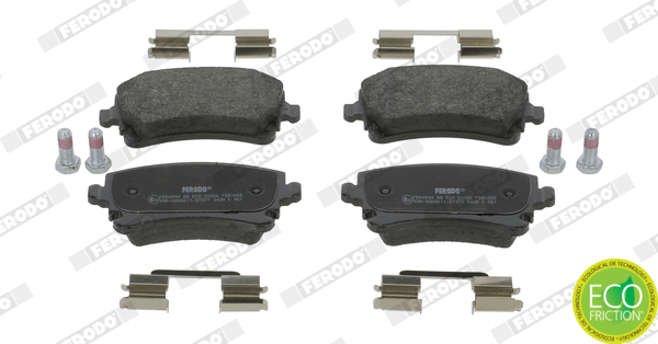 Brake Pad Set, disc brake - FDB1655 FERODO