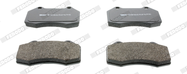 Brake Pad Set, disc brake - FDB1667 FERODO