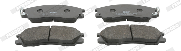 Brake Pad Set, disc brake - FDB1670 FERODO