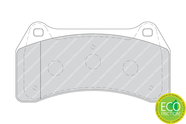 Brake Pad Set, disc brake - FDB1712 FERODO