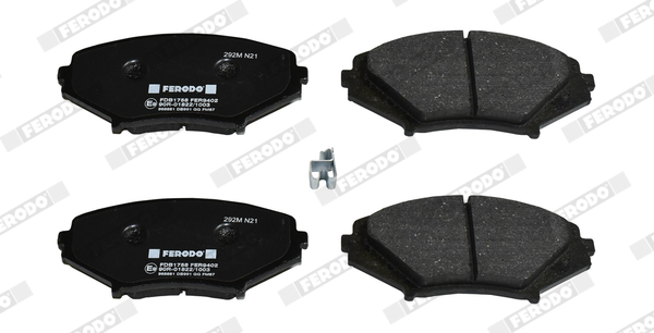 Brake Pad Set, disc brake - FDB1758 FERODO