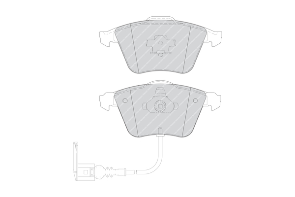 Brake Pad Set, disc brake - FDB1765 FERODO