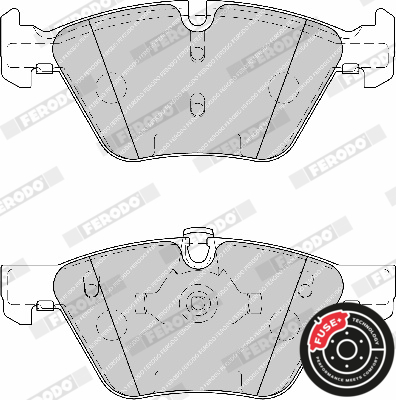 Brake Pad Set, disc brake - FDB1773 FERODO