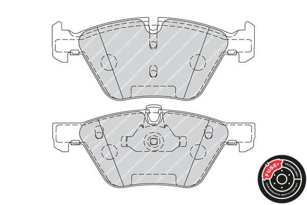 Brake Pad Set, disc brake - FDB1773 FERODO