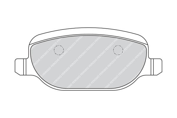 Brake Pad Set, disc brake - FDB1795 FERODO