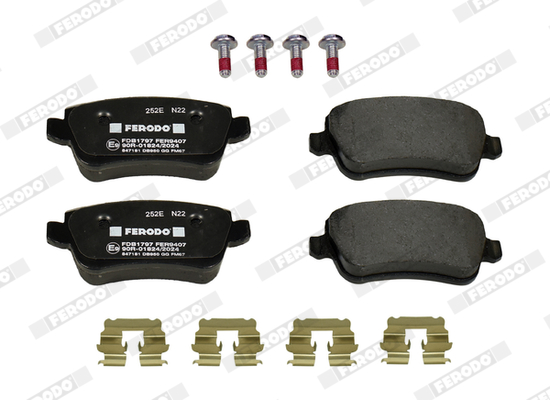 Brake Pad Set, disc brake - FDB1797 FERODO