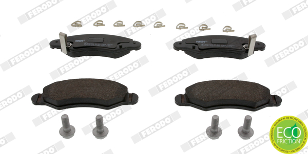 Brake Pad Set, disc brake - FDB1811 FERODO
