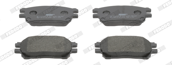Brake Pad Set, disc brake - FDB1868 FERODO