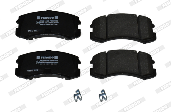 Brake Pad Set, disc brake - FDB1886 FERODO