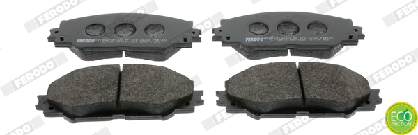 Brake Pad Set, disc brake - FDB1891 FERODO