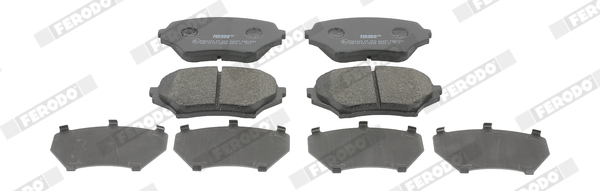 Brake Pad Set, disc brake - FDB1893 FERODO