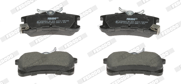 Brake Pad Set, disc brake - FDB1895 FERODO