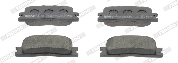Brake Pad Set, disc brake - FDB1909 FERODO