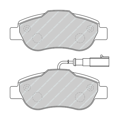 Brake Pad Set, disc brake - FDB1945 FERODO