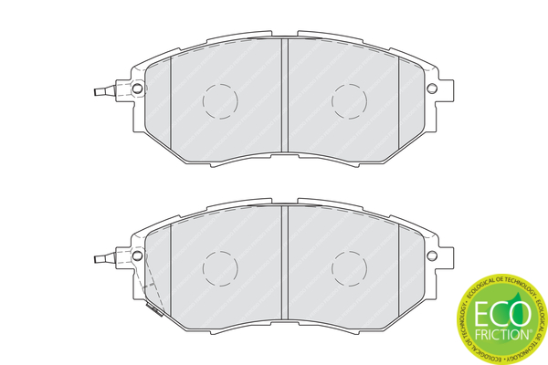 Brake Pad Set, disc brake - FDB1984 FERODO