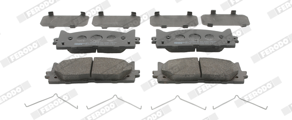 Brake Pad Set, disc brake - FDB1991 FERODO
