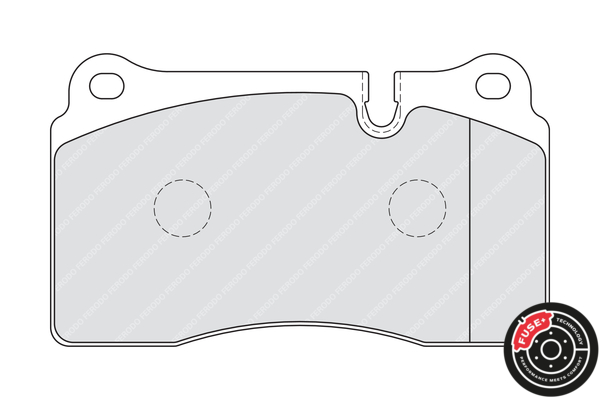 Brake Pad Set, disc brake - FDB1996 FERODO