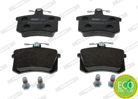 Brake Pad Set, disc brake - FDB222 FERODO