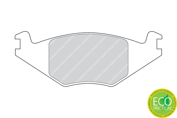 Brake Pad Set, disc brake - FDB385 FERODO