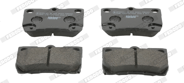Brake Pad Set, disc brake - FDB4001 FERODO