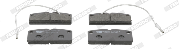 Комплект тормозных колодок, дисковый тормоз - FDB4013 FERODO