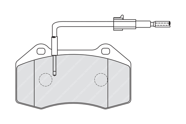 Brake Pad Set, disc brake - FDB4040 FERODO