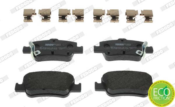 Brake Pad Set, disc brake - FDB4048 FERODO