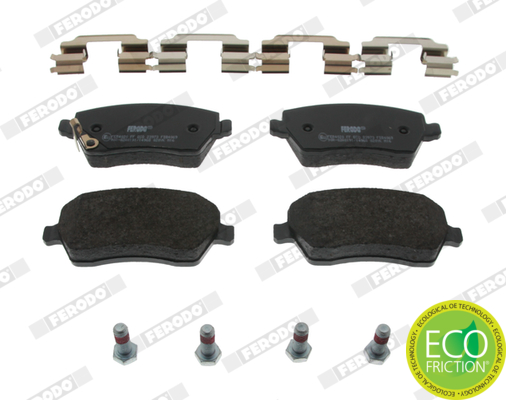 Brake Pad Set, disc brake - FDB4069 FERODO