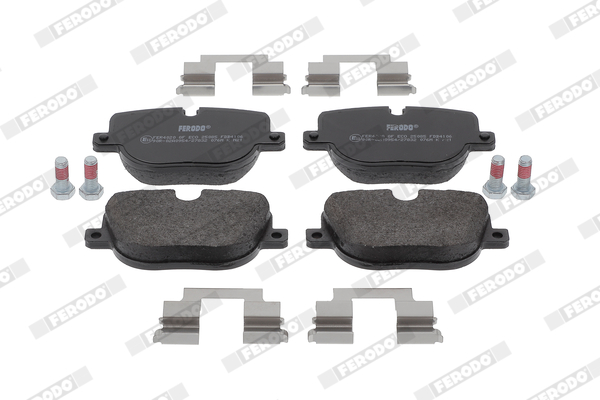 Brake Pad Set, disc brake - FDB4106 FERODO