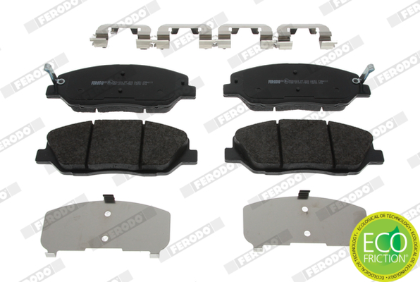 Brake Pad Set, disc brake - FDB4111 FERODO