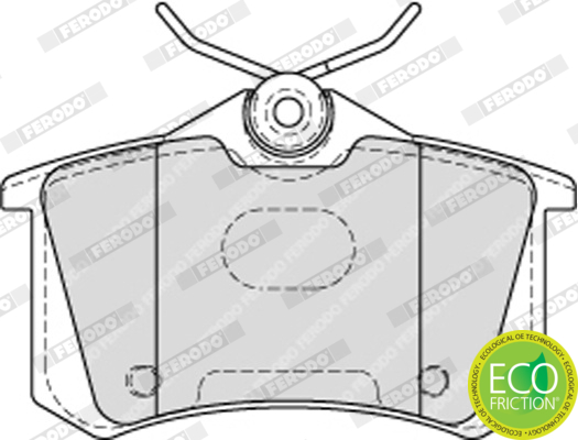Brake Pad Set, disc brake - FDB4178 FERODO