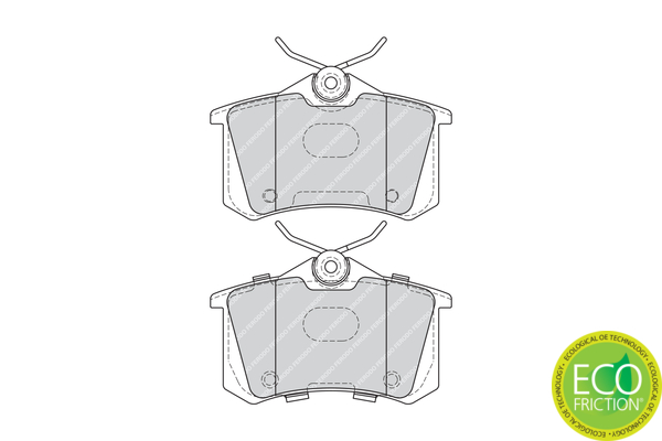 Brake Pad Set, disc brake - FDB4178 FERODO