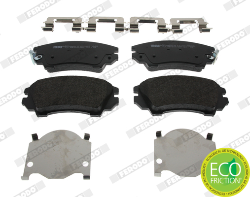 Brake Pad Set, disc brake - FDB4208 FERODO