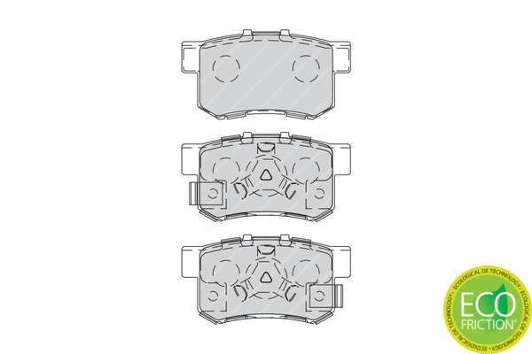 Brake Pad Set, disc brake - FDB4227 FERODO