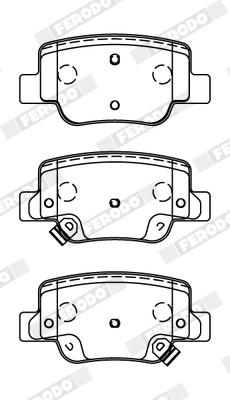 Brake Pad Set, disc brake - FDB4275 FERODO