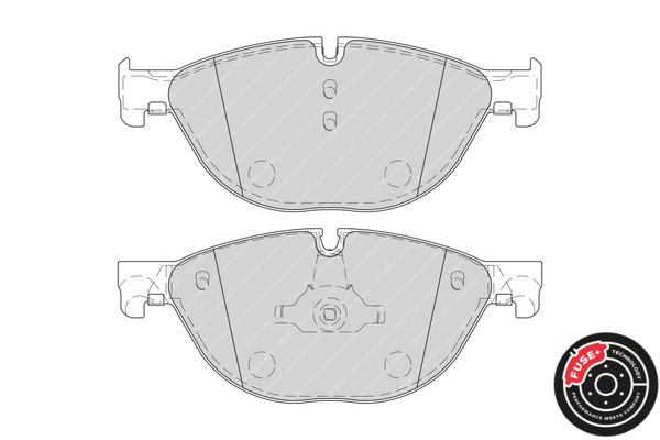 Brake Pad Set, disc brake - FDB4285 FERODO