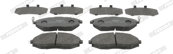 Brake Pad Set, disc brake - FDB4304 FERODO