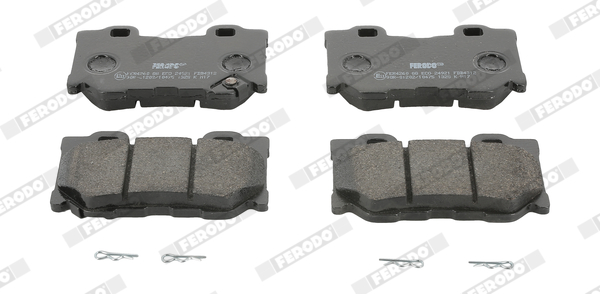 Brake Pad Set, disc brake - FDB4312 FERODO