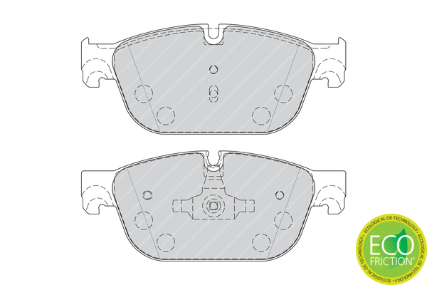 Brake Pad Set, disc brake - FDB4313 FERODO