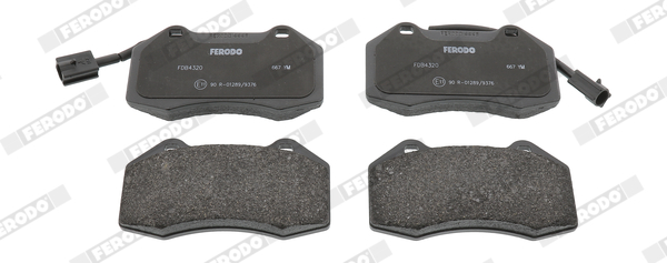 Brake Pad Set, disc brake - FDB4320 FERODO