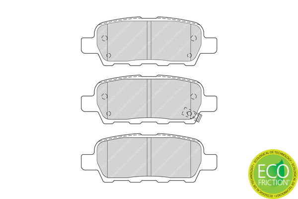 Brake Pad Set, disc brake - FDB4324 FERODO