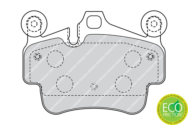 Brake Pad Set, disc brake - FDB4330 FERODO