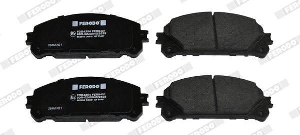 Brake Pad Set, disc brake - FDB4354 FERODO