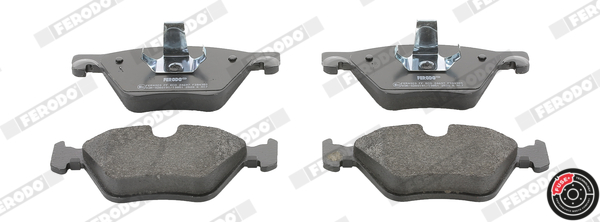 Brake Pad Set, disc brake - FDB4380 FERODO