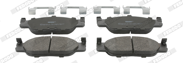 Brake Pad Set, disc brake - FDB4389 FERODO