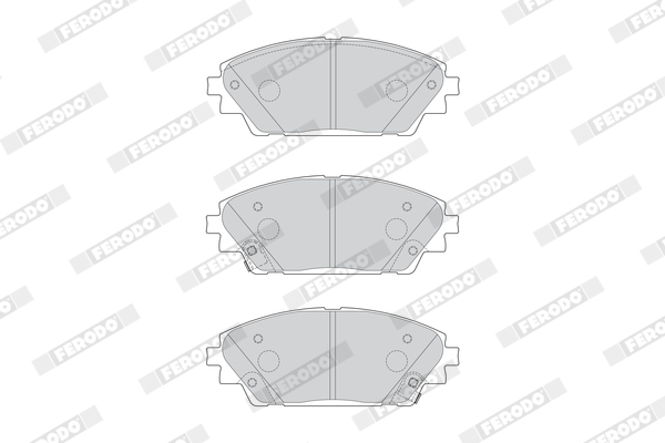 Brake Pad Set, disc brake - FDB4446 FERODO