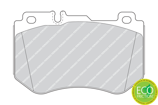 Brake Pad Set, disc brake - FDB4607 FERODO