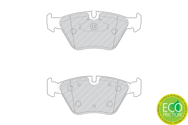 Brake Pad Set, disc brake - FDB4753 FERODO