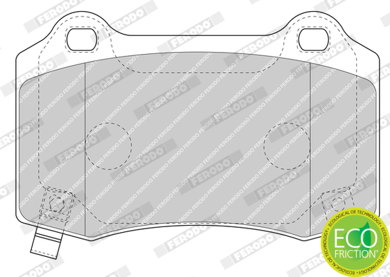 Brake Pad Set, disc brake - FDB4777 FERODO