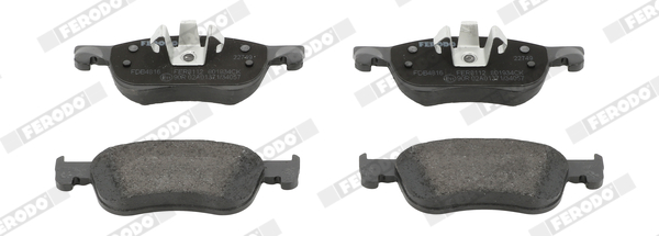 Brake Pad Set, disc brake - FDB4816 FERODO